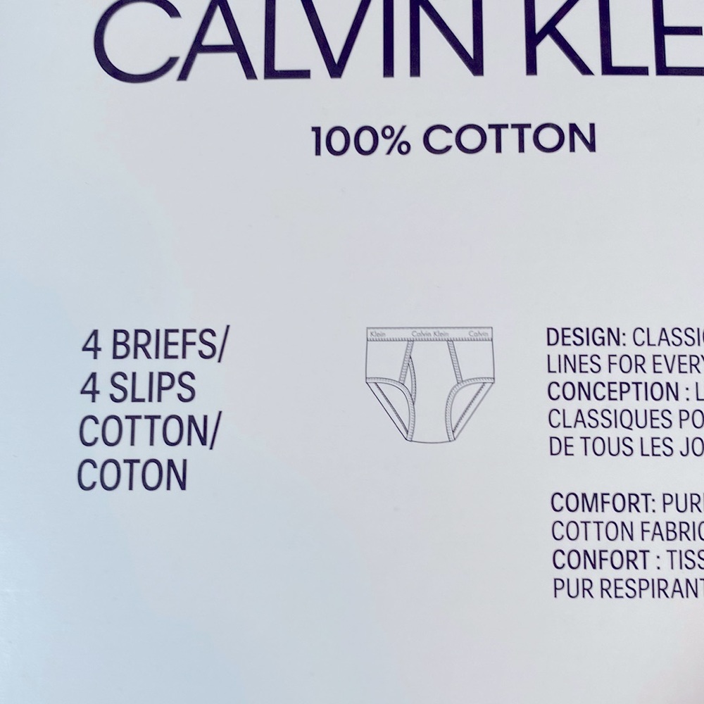 Calvin Klein 4-PK Black Cotton Boxer Briefs 2XL NWT - Picture 8 of 12